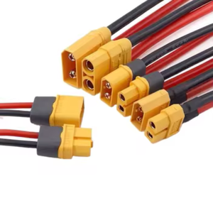 Factory Customize XT30 XT60 XT90 Adapter Pure Copper Conductor 300mm Length Amass Battery Cable Connector for RC Lipo Battery