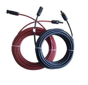 PV Waterproof Copper Solar Cable for Heat Tracing Black Red Solarcable EPR-SC Model 100m Length