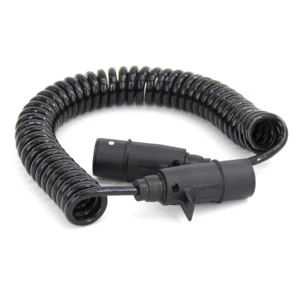 Automotive Wire Harness Truck Trailer Spring Cable Assembly Coiled Cable Connector for Trailer
