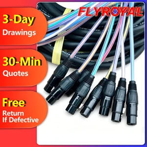 High Quality Balanced XLR Wire Harness Patchbay Connector Panel Cable Harness for Studio Recording Performance Equipment