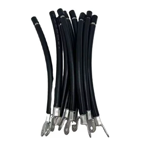 Custom Factory Hexagonal 2awg cable with o type terminal connector Solar energy cable assembly