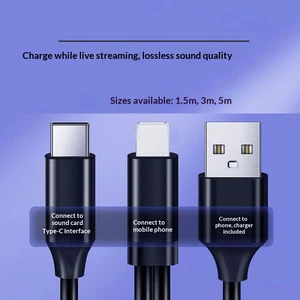 Aikon Ya OTG Adapter Cable USB Type-C & USB-A Connectors For Sound Card Phone Data Transfer & Charging-Global Use