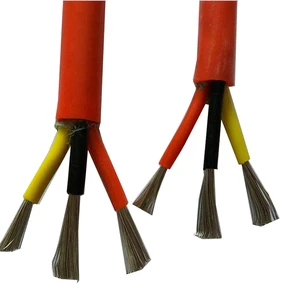 H05S-K H05SS-F 180 Degree 200 Degree Silicone Rubber Cable Ultra Flex Battery Cable 24 Awg Silicone Wire Cable