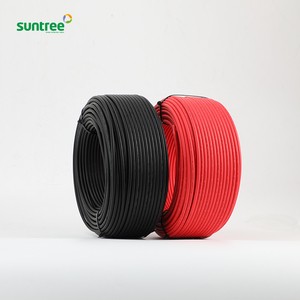 Pv1-f Cable Solar Power Wire Ccc Ce Standard Tinned Pure Copper Core Conductor Electric Wire Cables Manufacturers