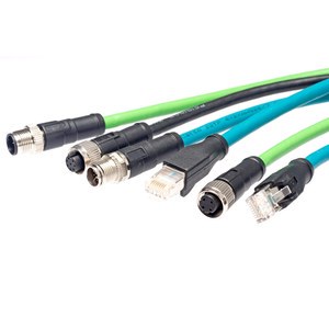 M8 M12 4 Pin D Code RJ45 CAT5e Industrial Patchcord Profinet Power Ethernet Cable IP EtherCAT Networks Connector 1M Cable PVC