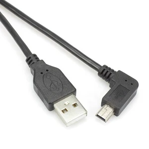USB 2.0 A Male to Right Angled mini 5 Pin cable for camera