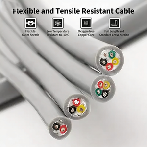CE TRVV High Flex Drag Chain Cable 10 Million Cycles Bend Resistant Copper Control Cable for CNC Robot Automation System