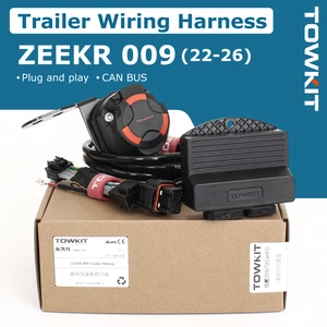Trailer Wiring Harness for ZEEKR 009 Plug and Play,7/12/13 Pin Towing Electric Cable with CAN BUS