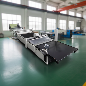 CE Acoustic Panel Cutting Machine Cnc Automatic Vibrating Knife Digital Cutting Machine Digital Cnc Cutting Machine Table Cutter
