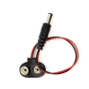 DC 9V Battery Button Power Cable Battery Buckle Snaps Power Cable Connector DC5.5*2.1
