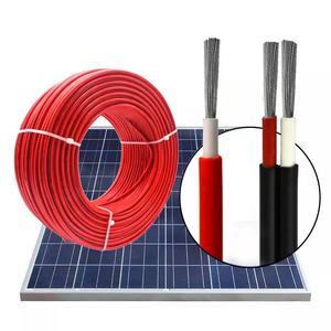 XLPO Solar DC Cable 2.5mm² to 10mm², Tinned Copper Conductor, TUV Certified Photovoltaic Power Wire for PV Arrays