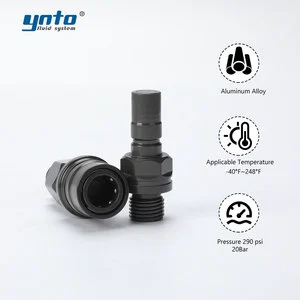 YNTO ISO Certified Supplier Quick Sealing Connector Dry Break Quick Release Coupling For High Performance Computing
