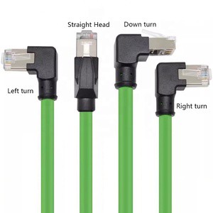 Factory Wholesale Cat6A Industrial Ethernet Cable Profinet High Flexible Drag Chain Gigabit Bend Ethernet Cable