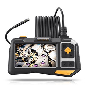 4.5 Inch Screen 5.5mm Lens 2M Cable 1080p CMOS Mini Camera Industrial Endoscope 65 Viewing Angle 8 LEDs Micro SD Card