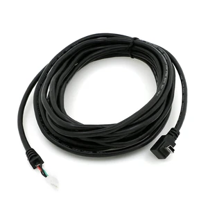 2.0 USB 5pin 10pin Mini B USB Data Charging Cable JST Connector 3 Meter 90 Degree L Shape Angle for Camera Use