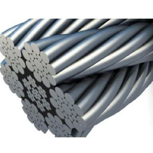 Wire Rope High Temperature Cable AiSi Standard High Carbon Steel for Home Appliance Use Galvanized Cutting