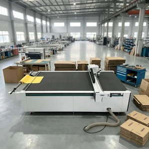 High Precision Digital Cutter Software Stencil Card Plotter Flatbed Cutter Oscillating CNC Vibrating Knife Cutting Machine Table