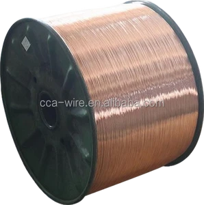 CCS Wire 0.1mm-4mm Copper Clad Steel Wire For UTP Cabe/CATV Cable /Military Field Cables