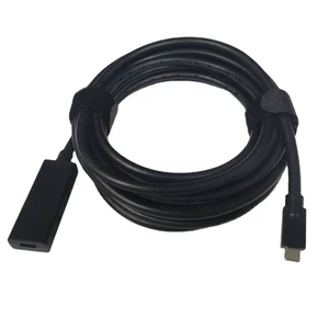 Custom 10G USB Type C Male to Female Pure Copper Braid PVC Jacket Data Transfer Camera Tether Cable for Computer