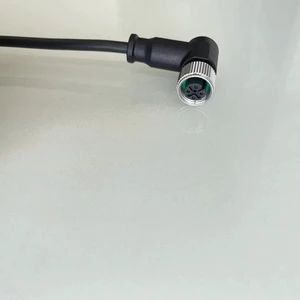 M12 A Code 5Pin Famale cable connector plug molded type with custom Cable length for Sensor and Industrial automation equipment