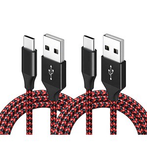USB C 2A 3A Quick Charge Data Transfer Nylon Braided Type C 100W Wireless Stable Charging Cable for Phone Accessory Camera Use