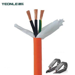 Best-Selling Custom Industrial Ethernet Connector Cable Stranded Conductors PVC Jacket Drag Chain PUR/PVC for Outdoor Network