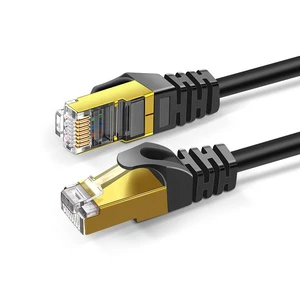 High-Speed 40Gbps Cat8 Ethernet Cable RJ45 2000MHz S/FTP Patch Cord Soft Jacket 0.5M 25M Length Cat8 Communication Cables