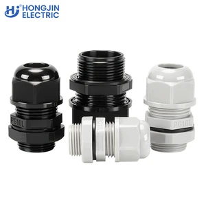Explosion Proof IP69 Low Voltage Cable Extended Thread PG21-Type Long Thread Spiral Nylon Gland 7-13mm Applicable Diameter