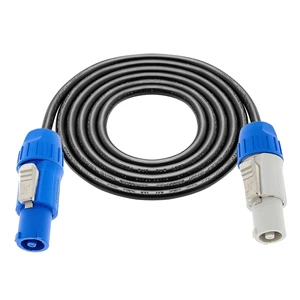 Custom Stage Light Audio Powercon Male Female Connector 3 Pin Core Powercon Cable 2.5mm PowerCon Extension Cable