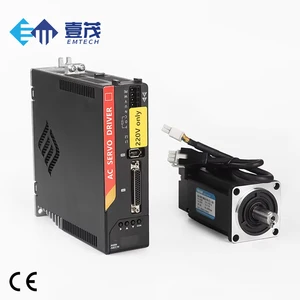 60mm 400W AC Servo Motor And Driver Kit 1.27Nm 220V 3000RPM for Industrial Robot