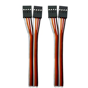 22AWG Servo Signal Cable 150mm Tin Lead Tail Wire for Female/Male RC Helicopter Drone Car Toys-Pure Copper Conductor PTFE