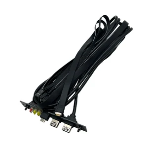 Computer Case Front Panel Mounted Cable USB 3.0 USB Motherboard Connection PCB Board Audio Extension Cable