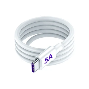 Cabos USB Kabel Data Line Cabo USB to Type C 5A Fast Charging Cable Cargador Para Celular Phone Charging Cable for Huawei Xiaomi