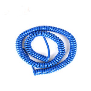High Elasticity Multi Core PUR/TPU Spiral Cable Electrical Spring Coiled Cable