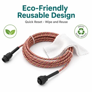 Industrial Resistant Flexible Sensor Cable With TCP Network For Chemical Spill Monitoring And Factory Safety Leak Detection