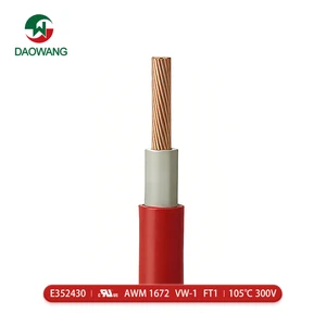 UL1672 Oxygen-Free Copper Low Voltage 300V Single Conductor Cable for Overhead Industrial Automation Sensor Wiring