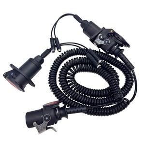 6M Heavy Duty Waterproof Durable Resistant 7 Core Trailer Spiral Cable for RV/Camper/Trailer