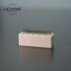 WX110D 40P Connector 90 Plugged Hole Version Servo Motor Adapter 12V DC 2.5A Male Copper Alloy Contact SPS/PBT Housing Rectangle