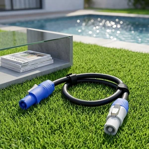 Good Quality Professional Factory Direct Price Stage Light Audio Powercon Male Female Connector 3*1.5mm 3*2.5mm Cable