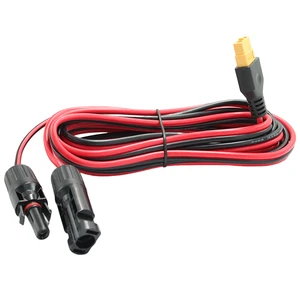 Waterproof Power Solar to XT60 Charge 3M Extension Cable 12AWG Solar Connector to XT60 Adapter Cable Premium Solar Panel
