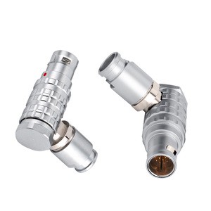 0B 5pin 7pin 9pin 10pin 12pin 26pin Connection Cable Control And Battery 2pin LEMO Connector 90 Degrees Round Plug Connectors