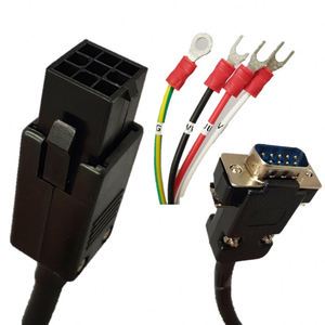 Delta electric AC servo motor driver cable connector