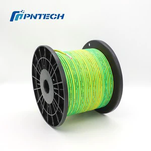 50mm2 Yellow Green Electric Wire Copper Grounding Earth Cable Flexible Wire DC 450V 750V BVR H07V-R Solar Battery Cables