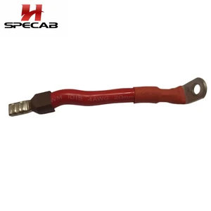 Black/Red Tinned Copper 12V Lithium Battery Connection Cable for Automotive Photovoltaic Series Line Battery Accessories