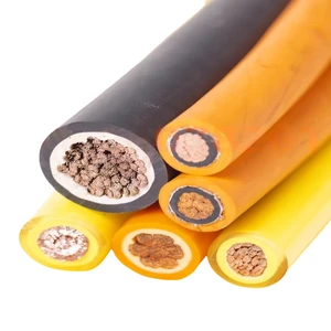 High Flexible Pure Copper PVC Insulated Stranded 10/16/25/35/50/70mm2 High Voltage EV Battery Cable