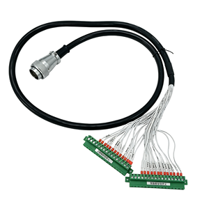 Industrial Automation Cable Assembly With Circular Aviation Connector & Terminal Block For CNC Machine & Production L... IATF 16