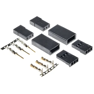Futaba JR 3Pin 2.54mm Servo Connector Kit Male Female Housing Terminal for RC Car Drone DIY Cable