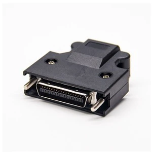 KinKuo SM-36P Male MDR Servo Encoder Connector Screw Type 1.27mm Pitch Brass Gold Plated for Cable Assembly