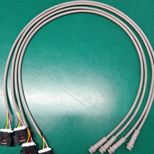 IP67 Industrial Wiring Harness, 16AWG Copper PVC Cable with Male-Female Plug Connector for CNC, AGV & Industrial Robotic Device