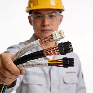 Automated Robotic Wiring Harness Retractable Nylon Cable Reel Extension Cord for Industrial Workstations Motorcycle Computer Use